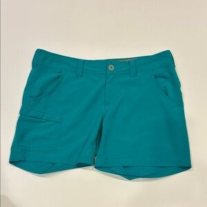 The North Face Teal Women's Cargo Short shorts